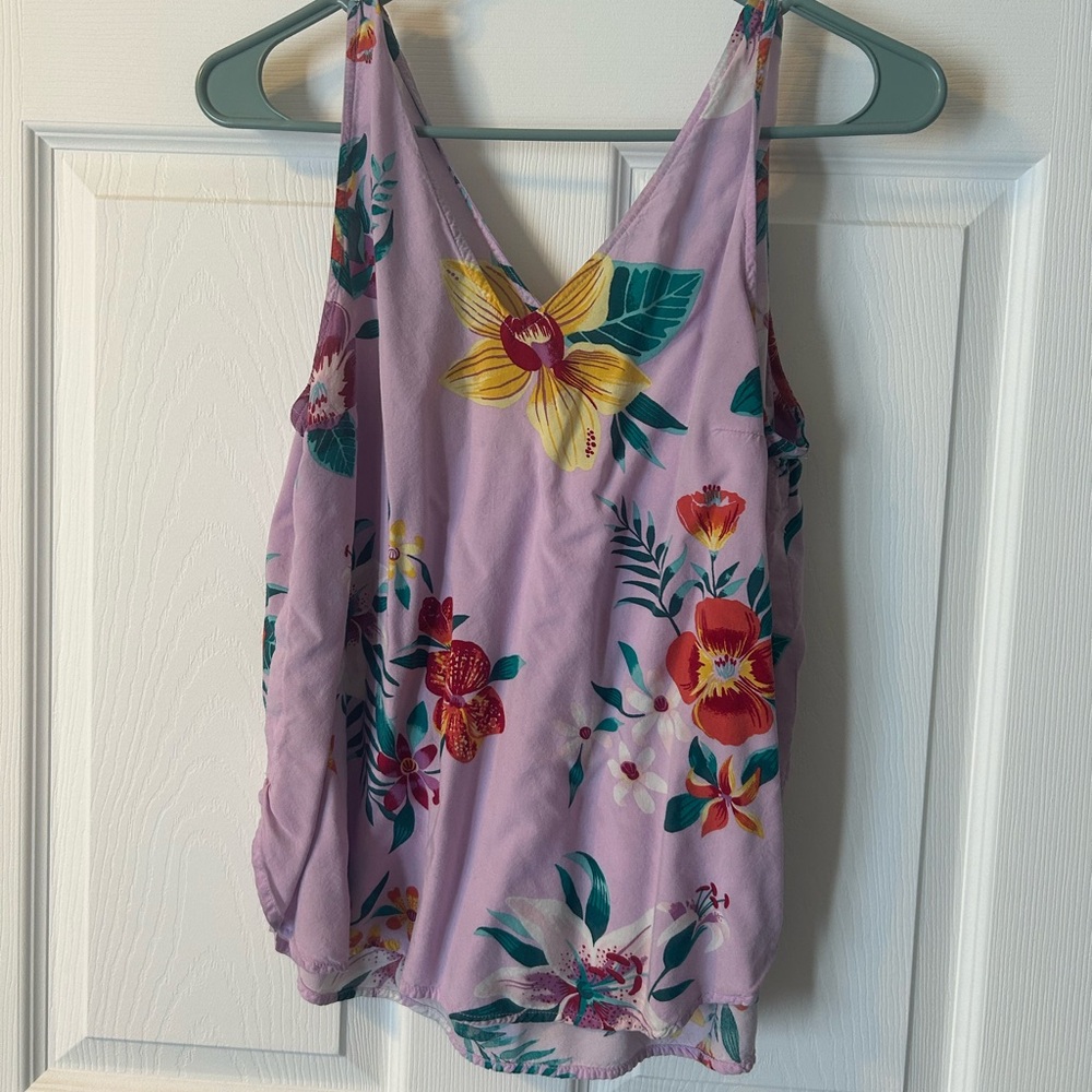 Old Navy Floral Sleeveless Top - Purple